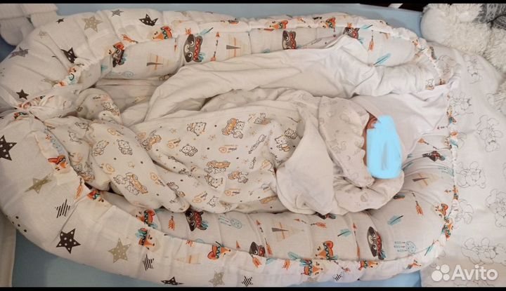 Кокон для новорожденных. Матрасик, гнездышко