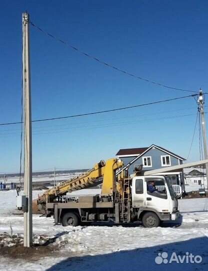 Столбы электрические лэп с установкой и доставкой