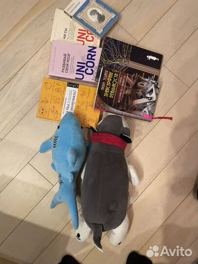 Книги и мягкие игрушки