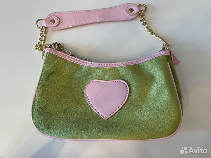 Сумка с али экспресс мягкая с сердцем