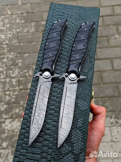 Нож из дамасской стали