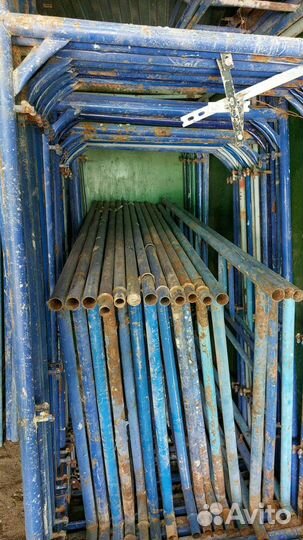 Леса строительные рамные бу