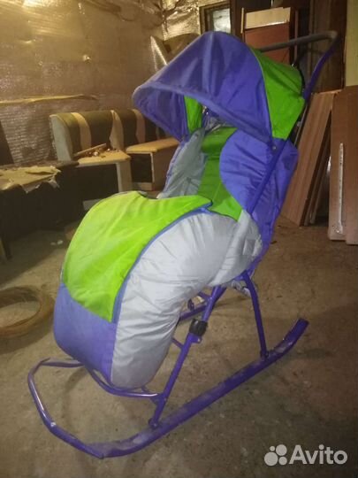 Коляска санки