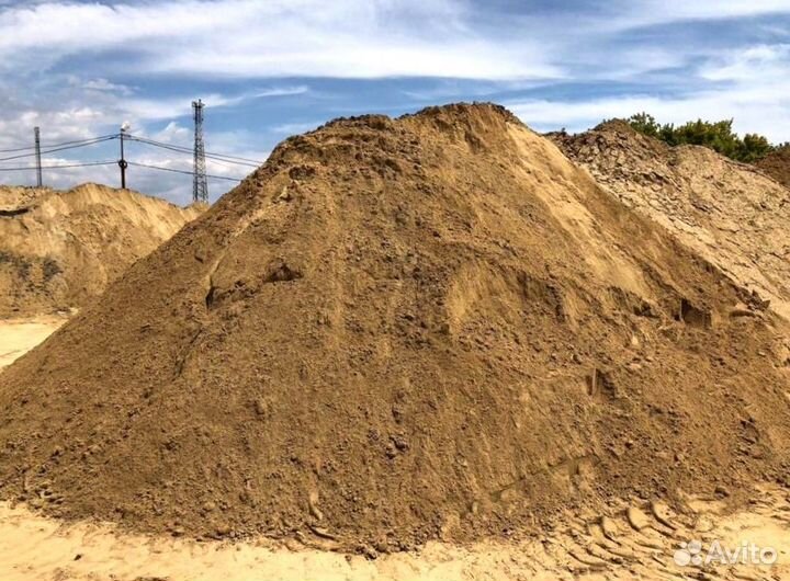 Песок карьерный