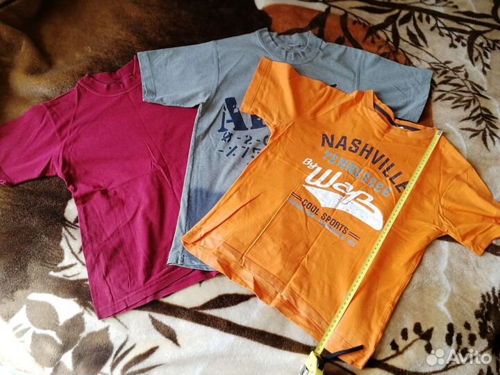 Футболки 3шт. на мальчика 10-11 лет