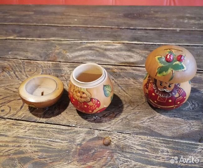 Копилка деревянная