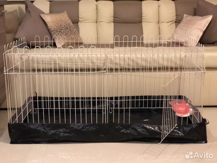 Вольер, клетка для животных белый