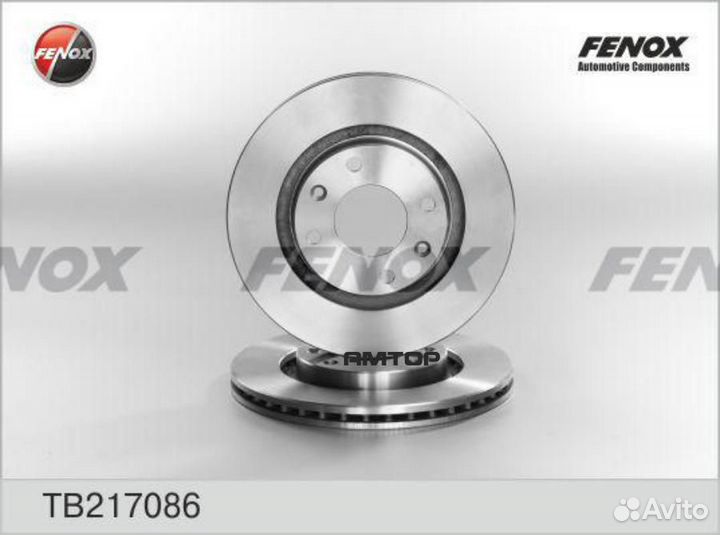 Fenox TB217086 Диск тормозной передний Fenox TB217