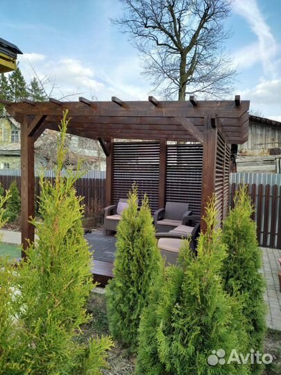 Беседка из дерева Пергола