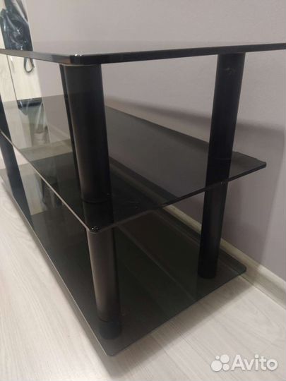 Стеклянный журнальный стол/тумба