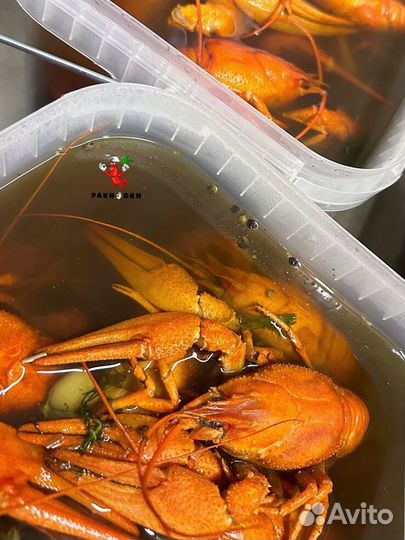 Речные раки вареные, доставка за 1 час