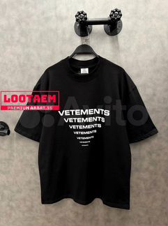 Vetements футболка оверсайз (топ 2024)