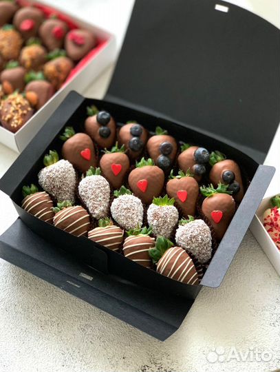Набор клубники в бельгийском шоколаде