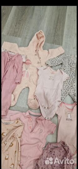 Вещи пакетом на девочку размер 68
