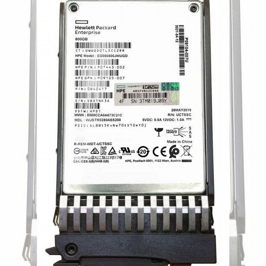 [N9X96A] Жесткий Диск Hp Msa 800gb Sas 2,5" Ssd N9x96a
