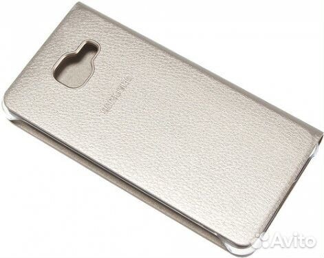 Оригинальный Flip Wallet для Samsung A3 2016 Gold