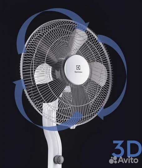 Вентилятор напольный electrolux eff-1003d