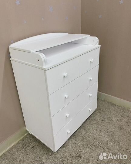 Комод пеленальный с 5 ящиками