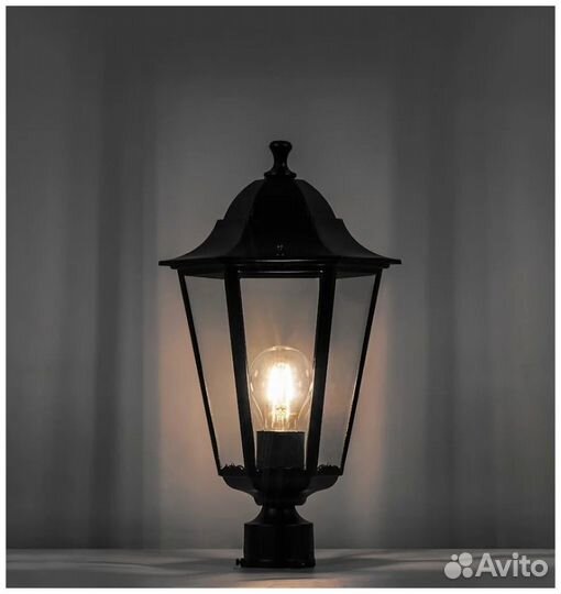 Фонарь уличный садово-парковый светильник feron