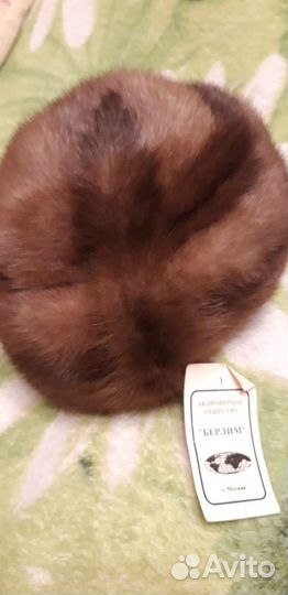 Норковая шапка женская новая