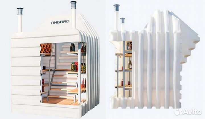 Погреб пластиковый современный