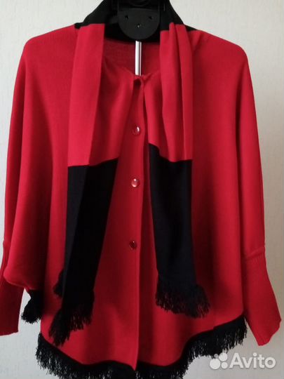 Пальто пончо