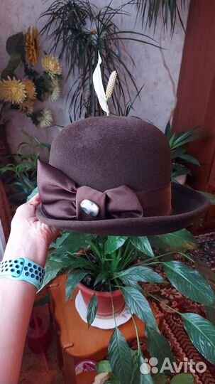 Шляпа фетровая женская