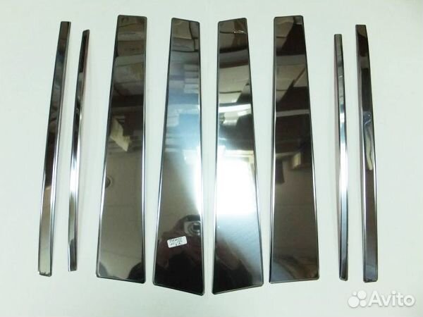 Молдинги дверных стоек Toyota Land Cruiser Prad