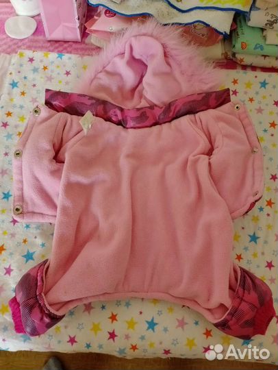 Комбинезон на маленькую собаку 27 см