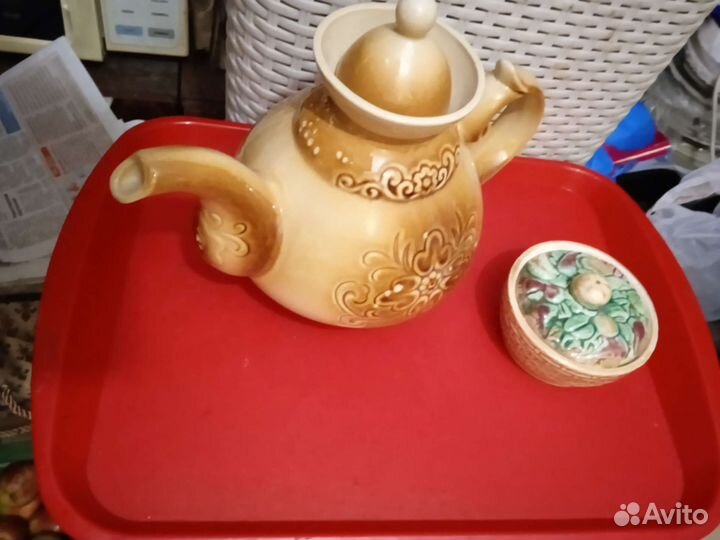 Чайник заварочный фарфоровый