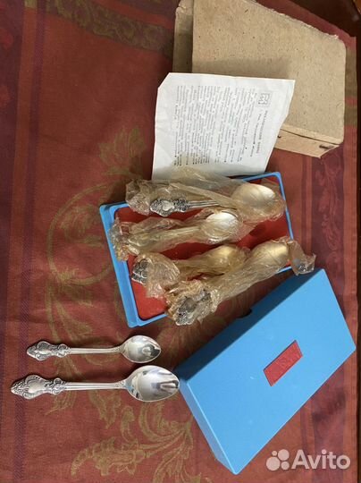 Набор ложек мельхиор