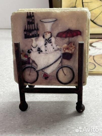 Набор для кухни, поднос, подставки под горячее