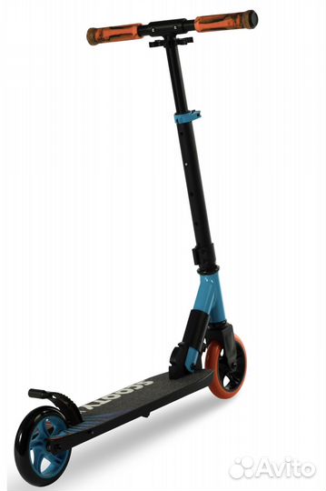 Самокат Городской DeWolf scooty 145,черный, синий