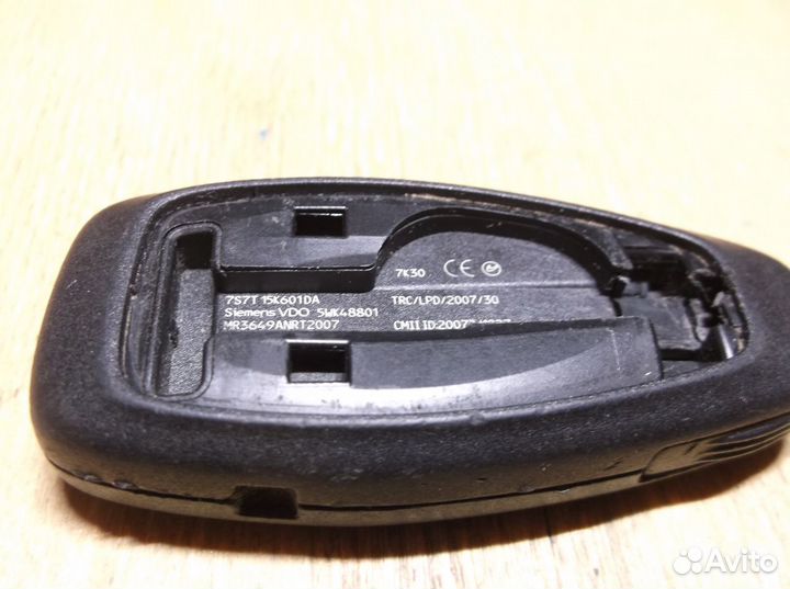 7S7T 15K601 DA Ford remote key Siemens VDO