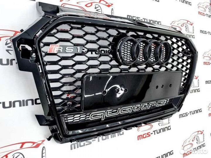 Решётка на Audi A1 8X рест 14-18 RS1 style #1