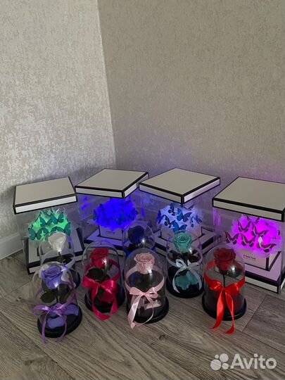 Роза в колбе подарок девушке