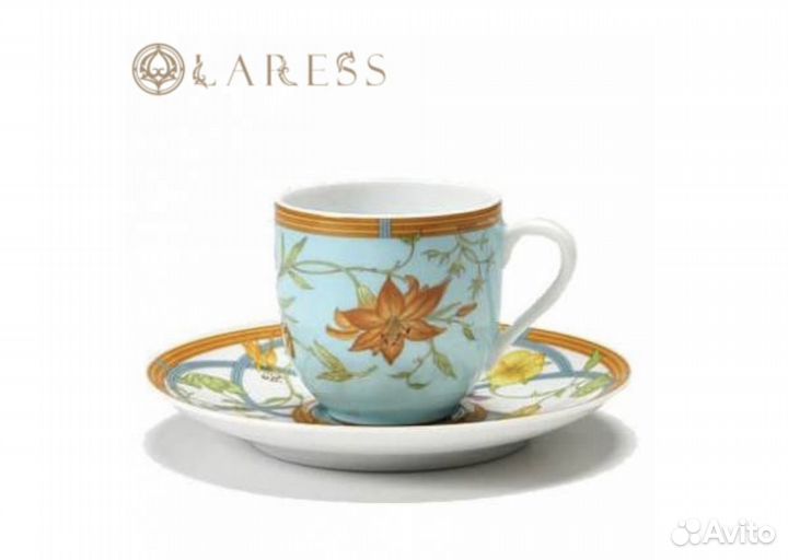 Набор кофейных пар Hermes Siesta 120 мл, оригинал