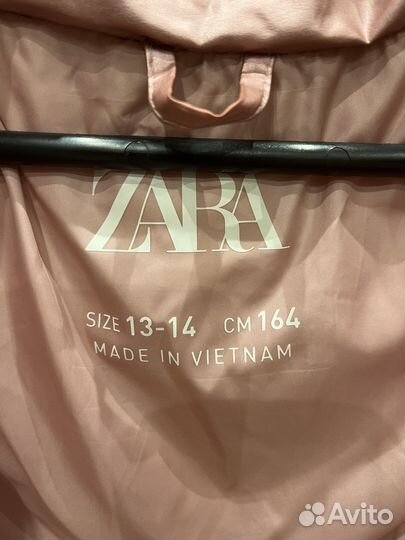 Пальто для девочки zara 164