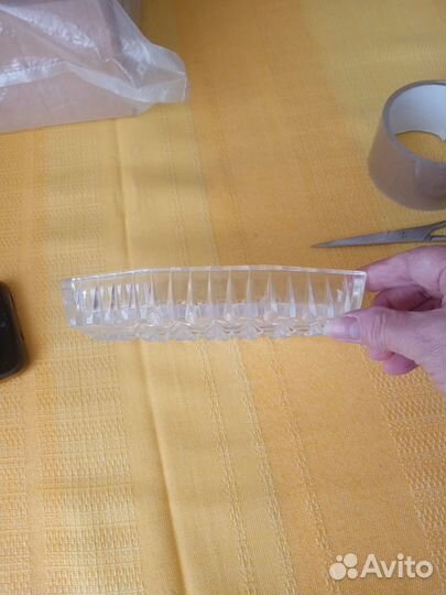 Пепельница СССР стекло