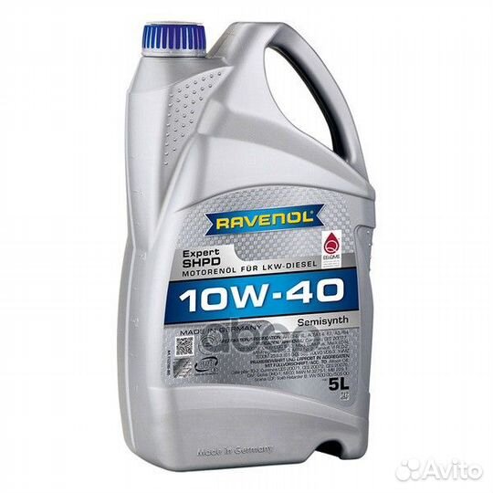 Моторное масло ravenol Expert shpd SAE 10W-40