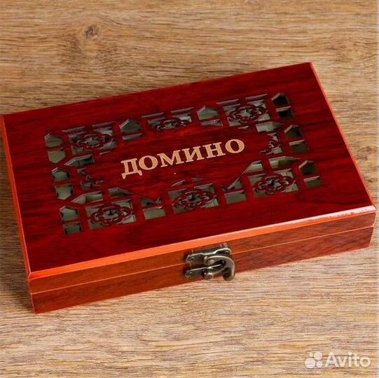 Домино Подарочное в резной коробке