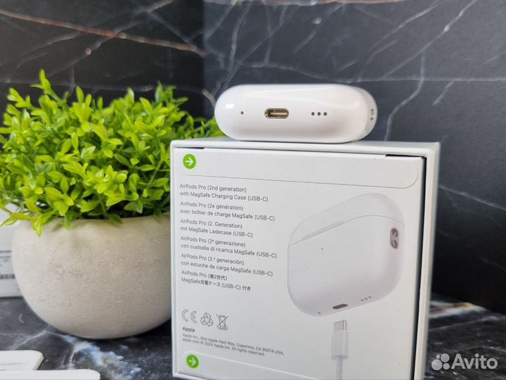 Наушники apple airpods pro 2 type c гарантия+чехол