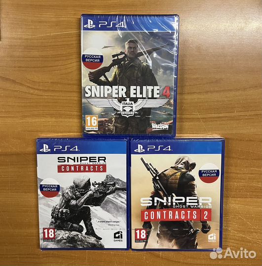 PS4 серия игр Sniper / Снайпер
