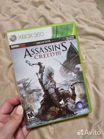 Assassin's creed 3 Xbox 360 (2 диска)