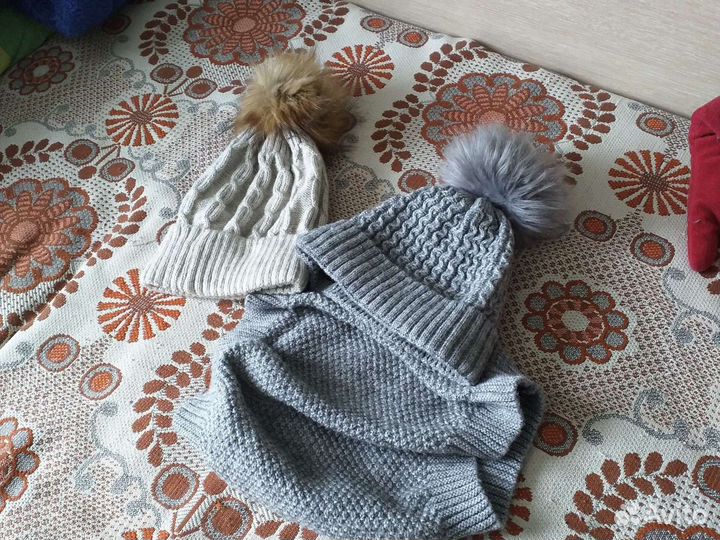 Шапки для девочки 7-10 лет