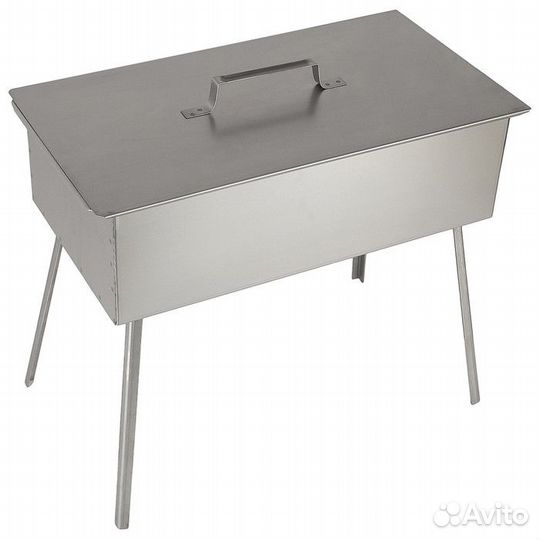 Коптильня двухъярусная на ножках, 500х270х175; ста