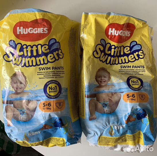 Подгузники для плавания Huggies little swimmers