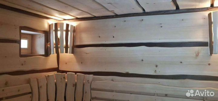 Доска необрезная Липа для бани