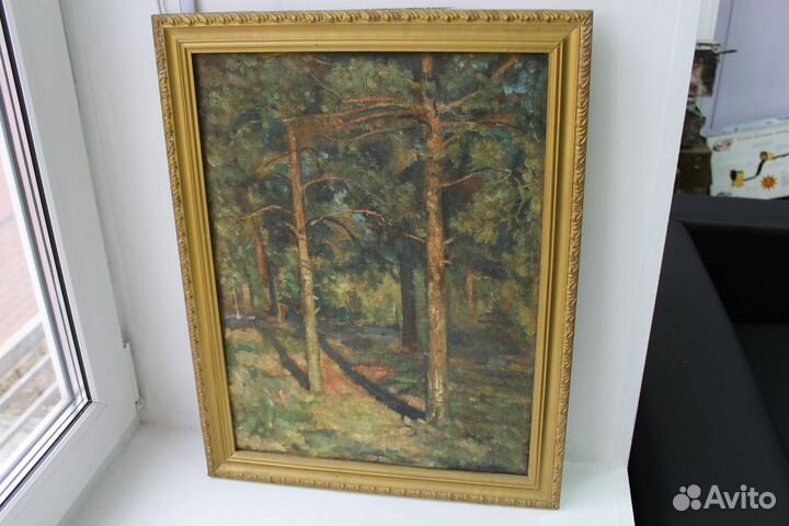 Картина Шишкин. Сосны освещённые солнцем в Твери