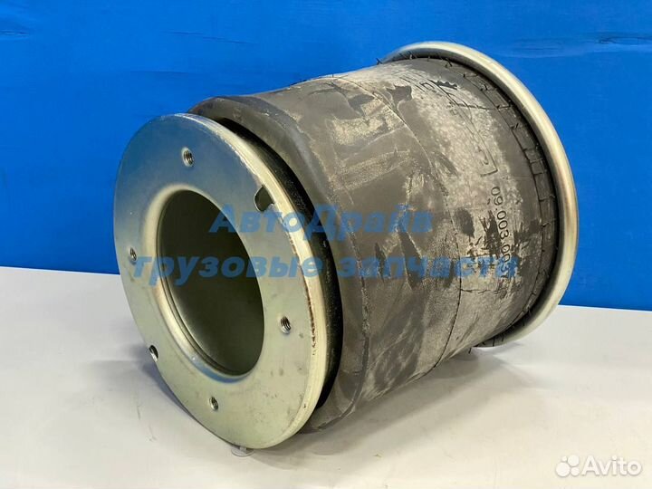 Пневморессора SAF со стаканом в сборе 2 шпильки +